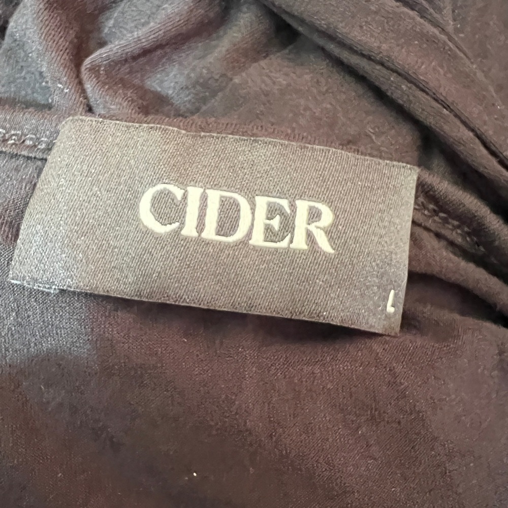 Cider V-Neck Solid Knotted Wide Leg Jumpsuit - image 8